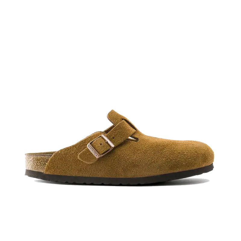 Boston SFB Mink Suede Leather Birkenstock