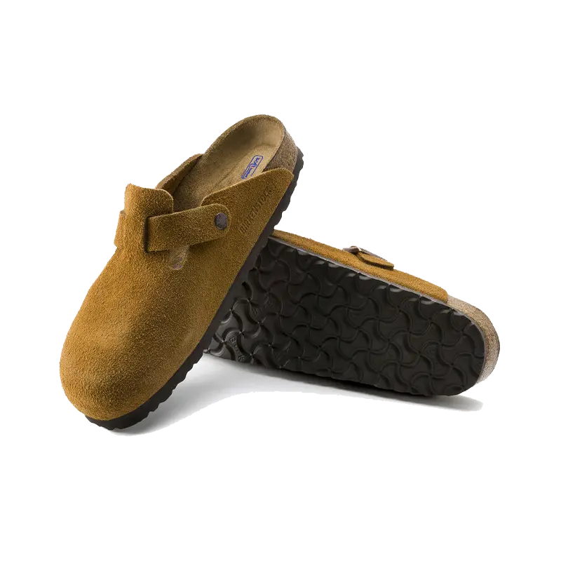 Boston SFB Mink Suede Leather Birkenstock