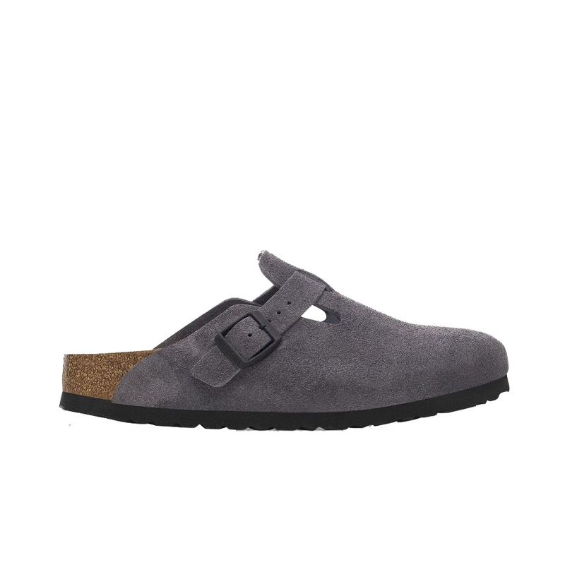 Boston Velvet Grey Suede