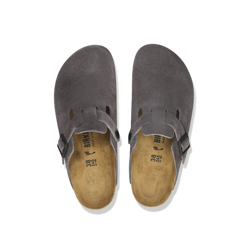 Boston Velvet Grey Suede
