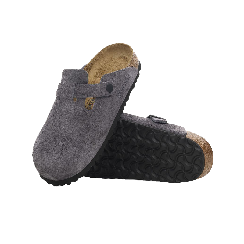 Boston Velvet Grey Suede