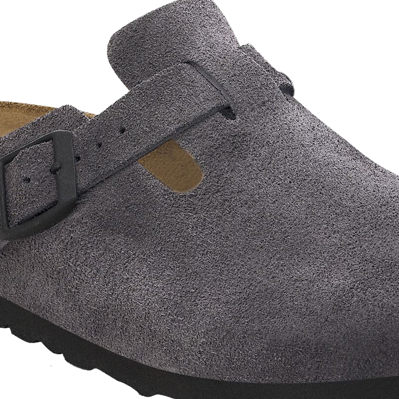 Boston Velvet Grey Suede