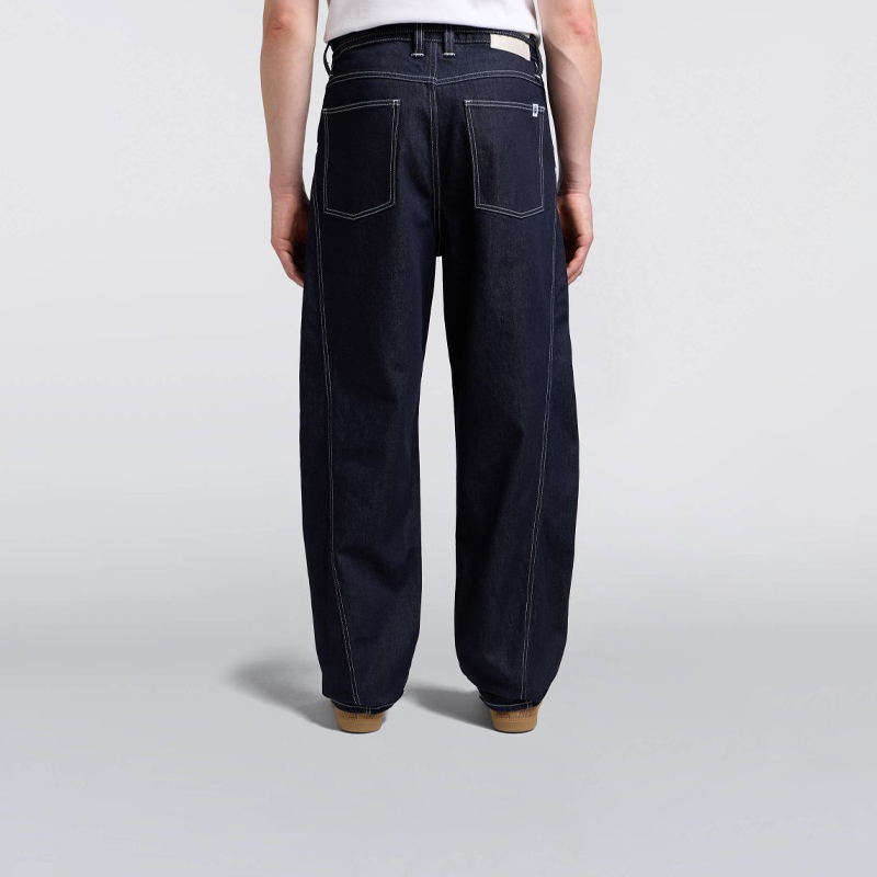 Panelled Belted Tyrell Pant Blue
