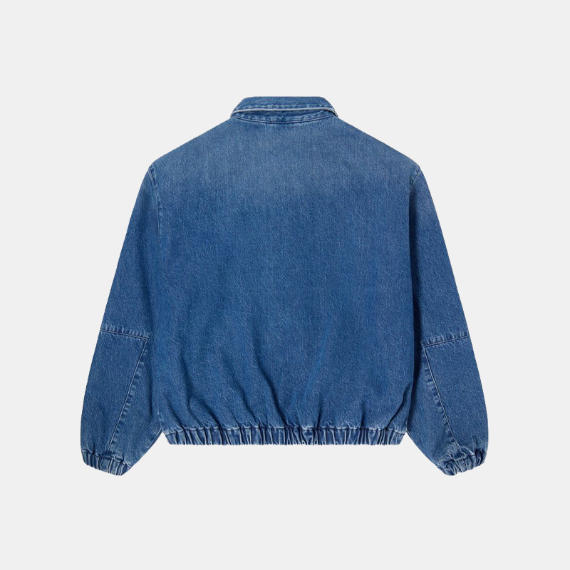 Denim Blouson Blue Mid Stone
