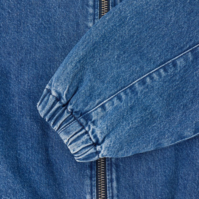 Denim Blouson Blue Mid Stone