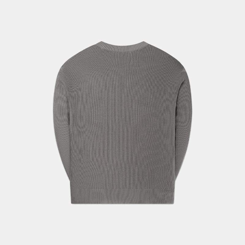 Logo Knit Sweater Grey