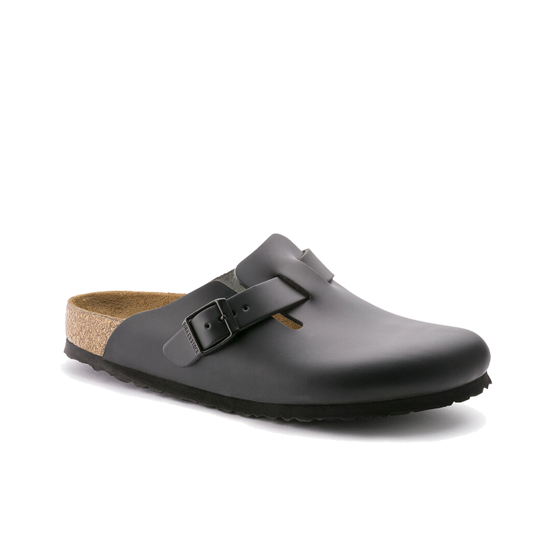 Boston Black Natural Leather