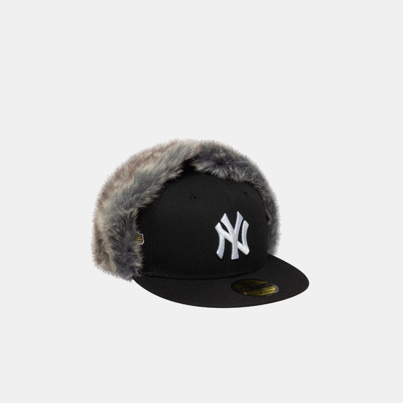 New Era NY Yankees 59FIFTY Winter Dog Ear Fitted Cap