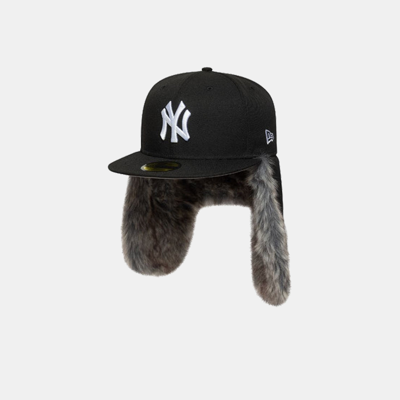 New Era NY Yankees 59FIFTY Winter Dog Ear Fitted Cap