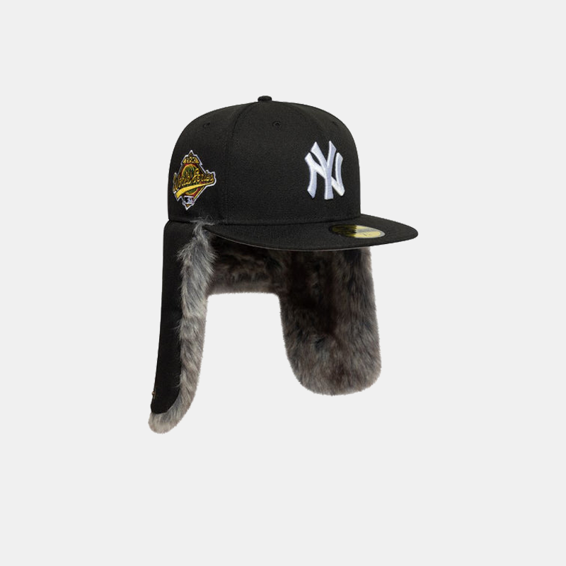 New Era NY Yankees 59FIFTY Winter Dog Ear Fitted Cap