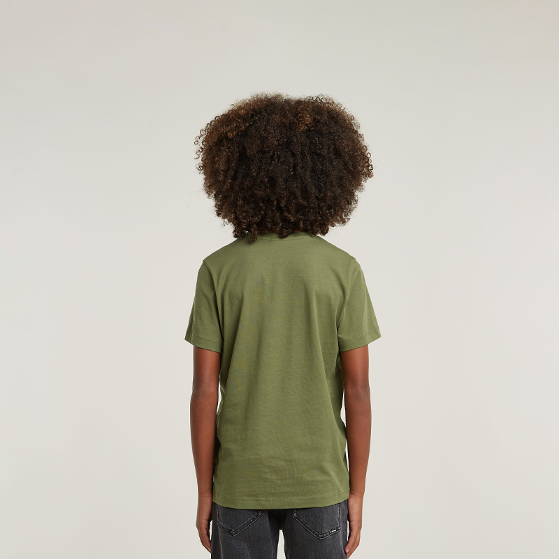 Regular Log T-Shirt Sage (B)