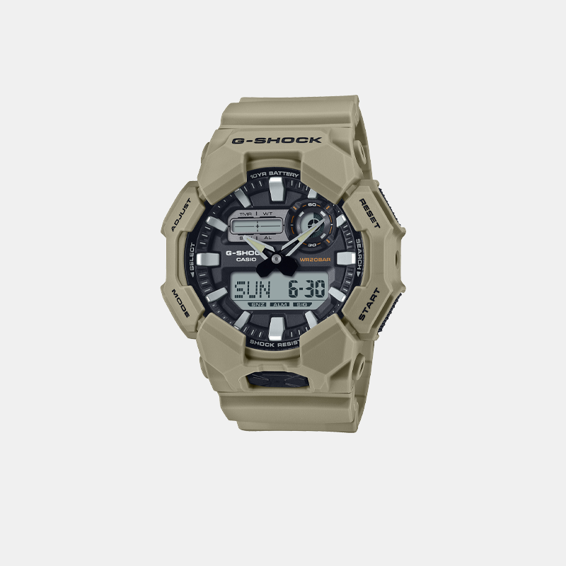 GShock Anadigi Green Band