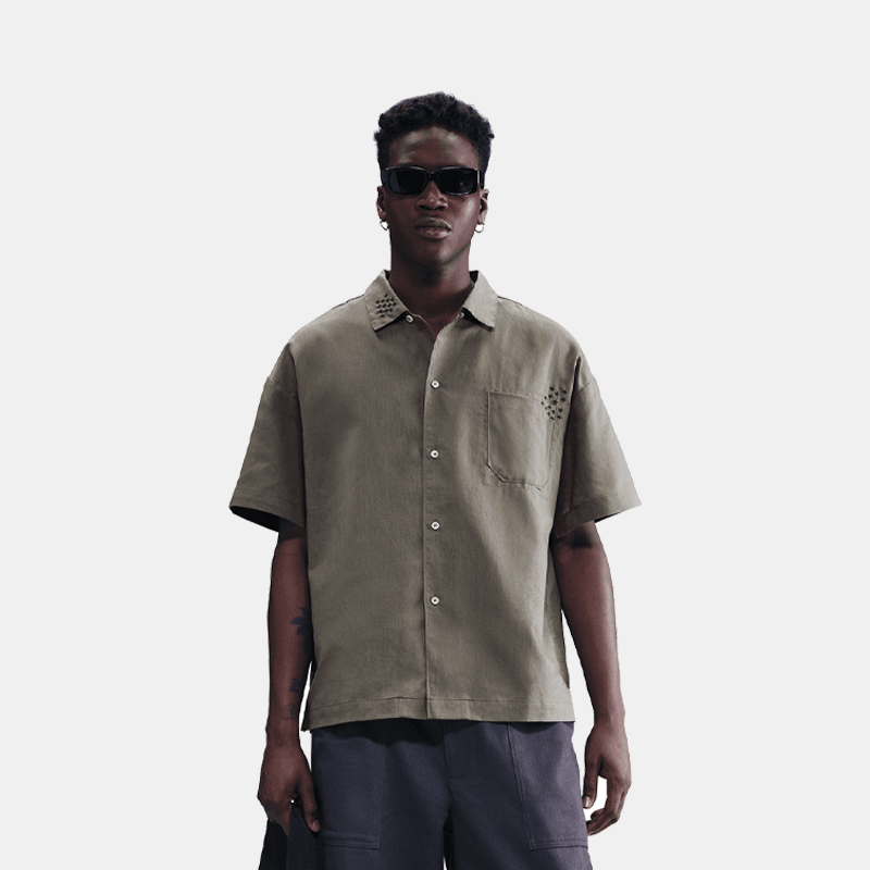 Sashiko Linen Shirt