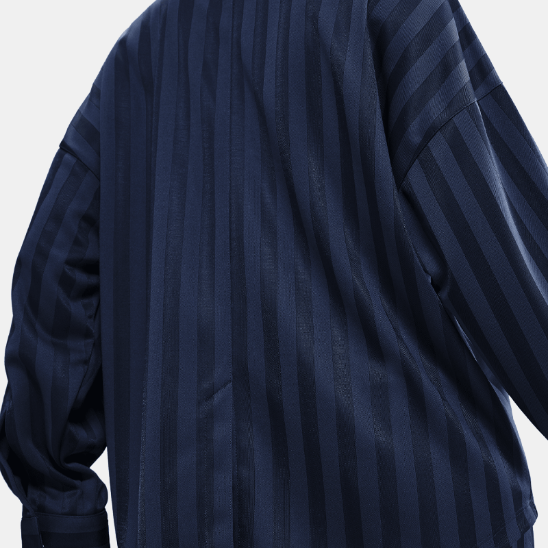 Jacquard Stripe Buttondown Shirt (W)