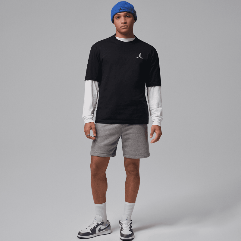 JORDAN EMBROIDERED JUMPMAN SS TOP