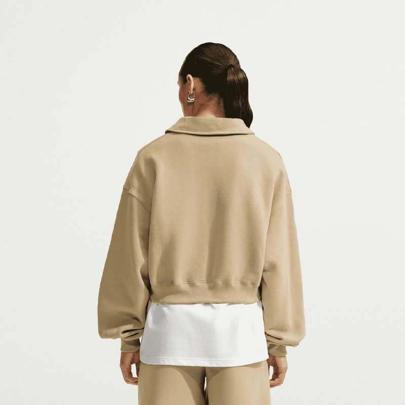 NIKE W NK STDO FLC MW OS CRP POLO