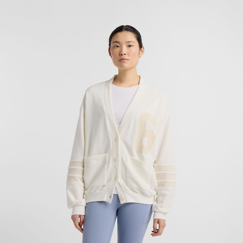 Athletic Fleece Cardigan
