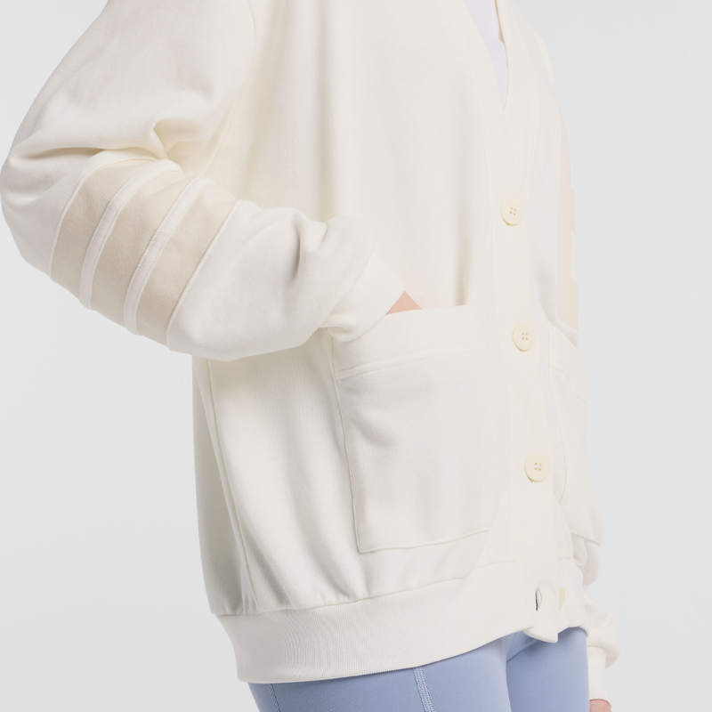 Athletic Fleece Cardigan