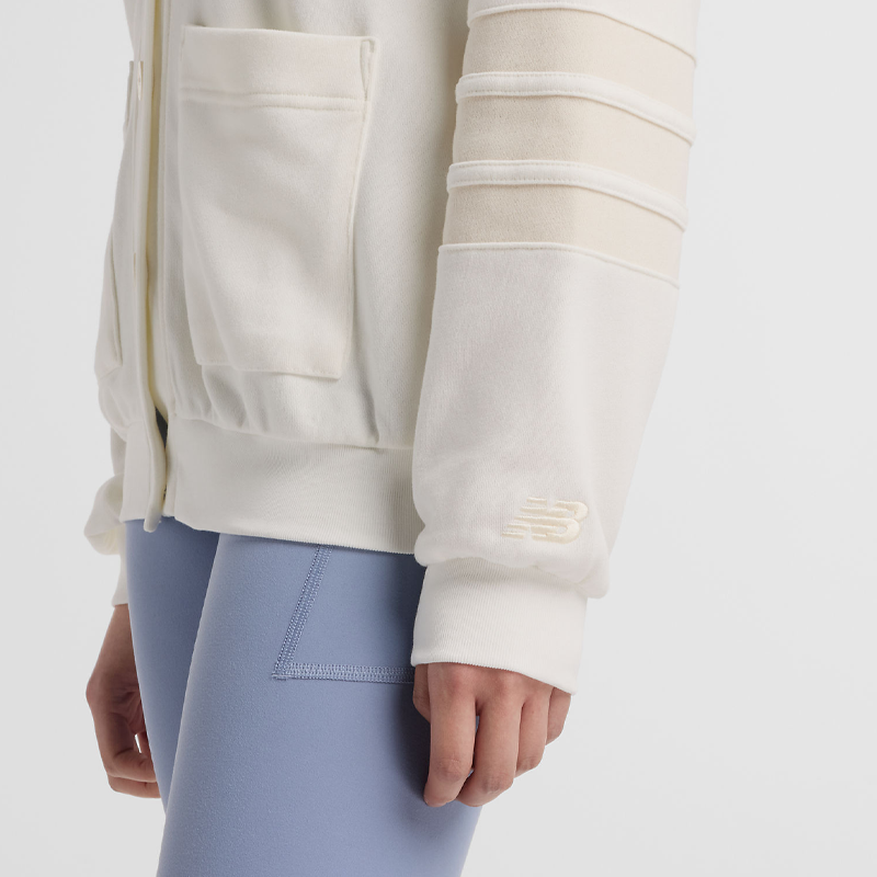 Athletic Fleece Cardigan