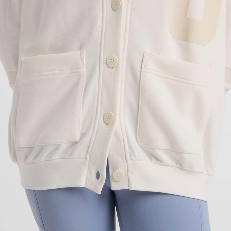 Athletic Fleece Cardigan