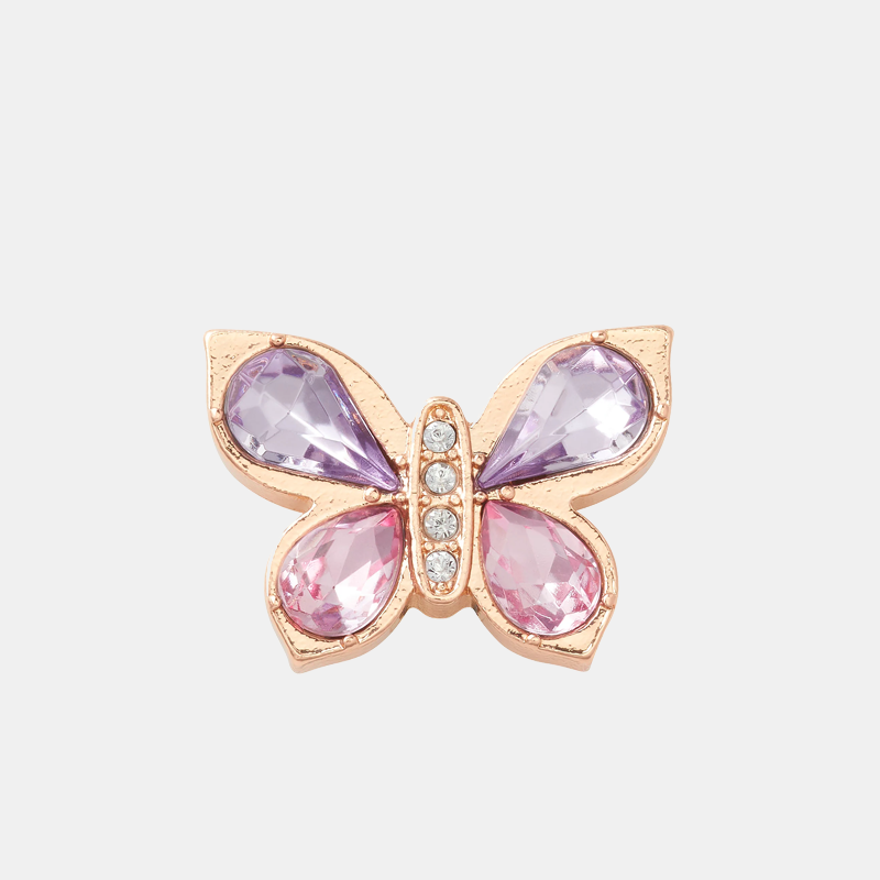 Gold Butterfly With Gem