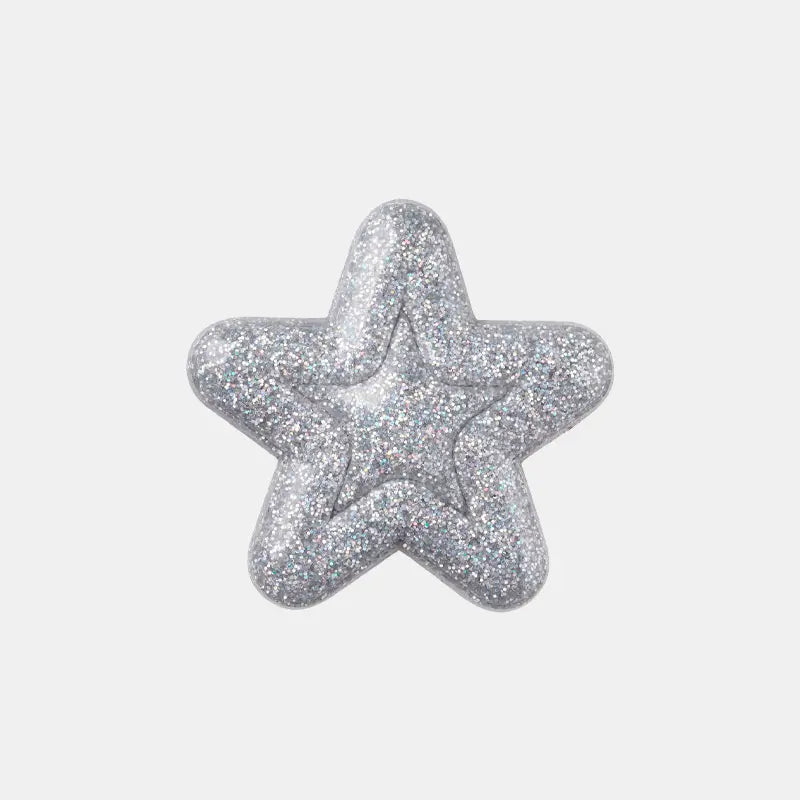 Glittery Star Plug Crocs