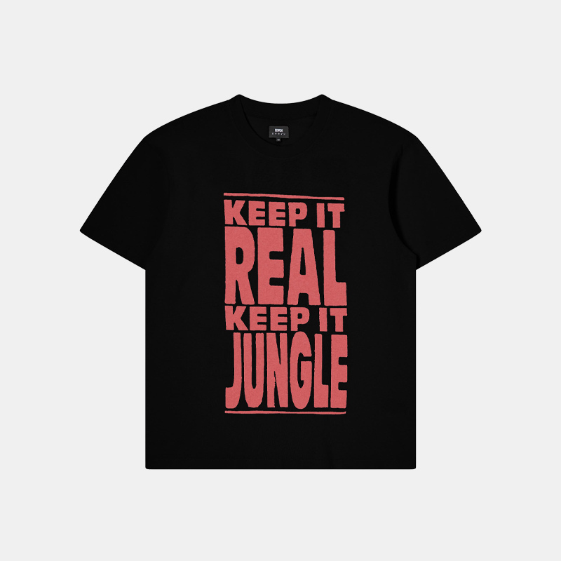 Keep It Real T-Shirt Black