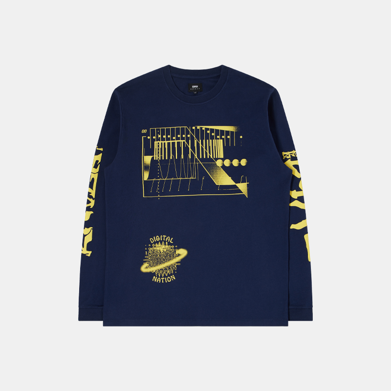 New Paradigm L/S T-Shirt Blue