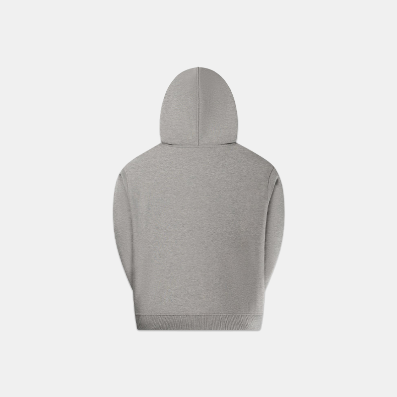 Chain Stitch Hoodie Grey