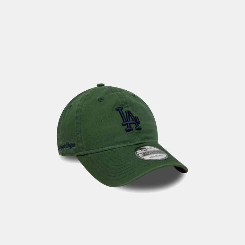 LA Dodgers MLB Washed Script Dark Green 9TWENTY Cap