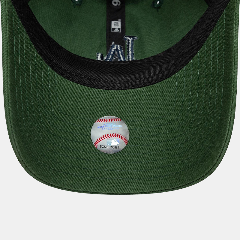 LA Dodgers MLB Washed Script Dark Green 9TWENTY Cap