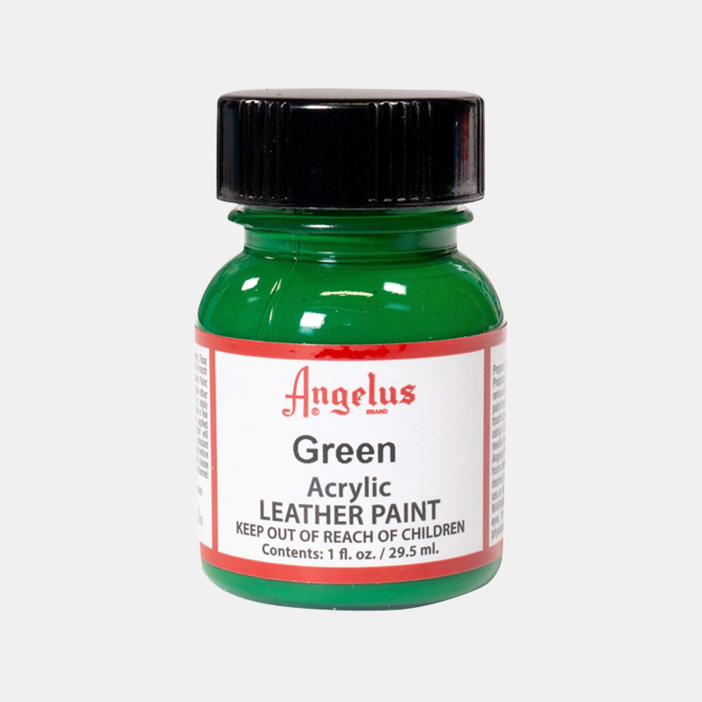 Leather Paint Green