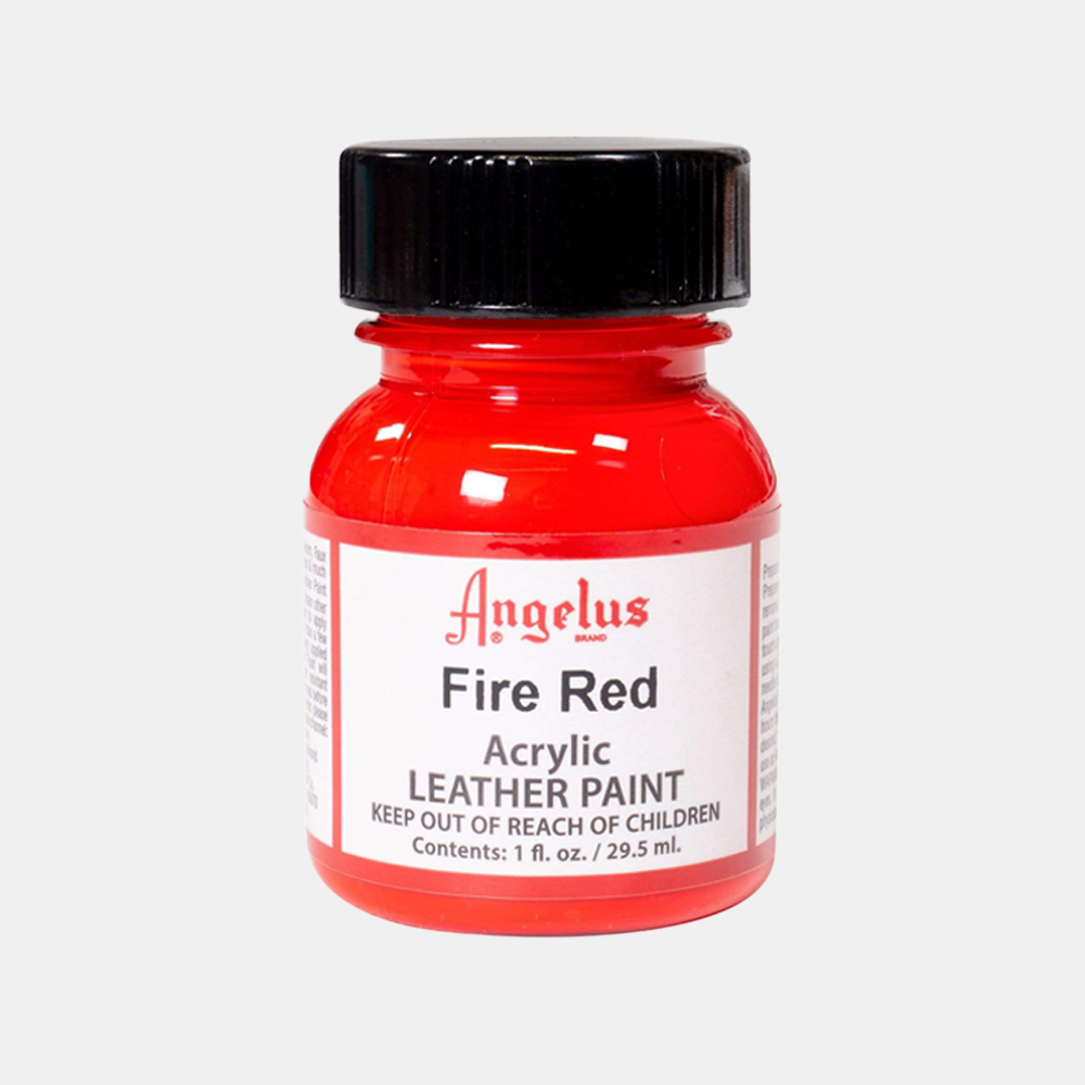 Leather Paint Fire Red