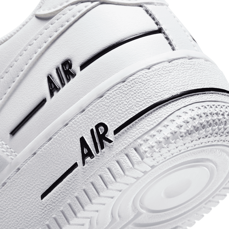 Nike Air Force 1 LV8 3 White Black (GS) Kids' - CJ4092-100 - US