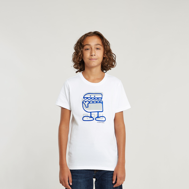 T-Shirt Comic White (B)