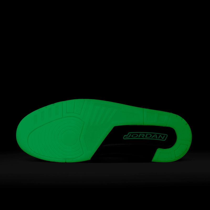 air jordan spizike green glow