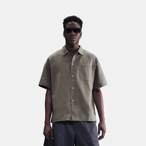 Sashiko Linen Shirt | Lemkus