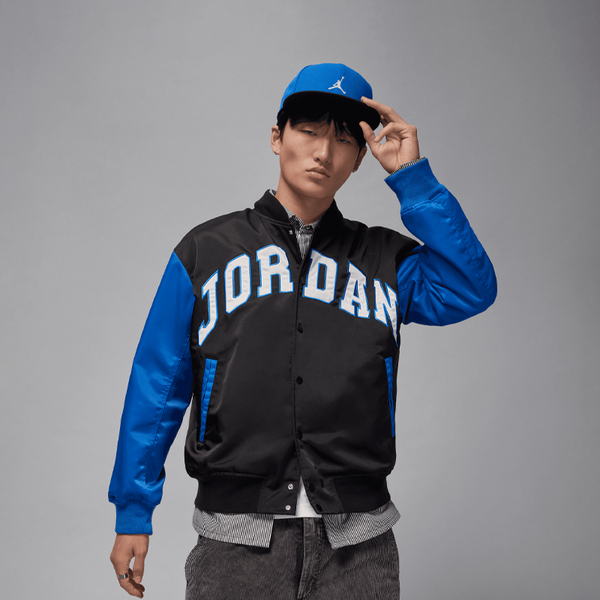 PERSON'S VARSITY ジャケット Neighborhood logo-patch Varsity Jacket | Grey | FARFETCH IN