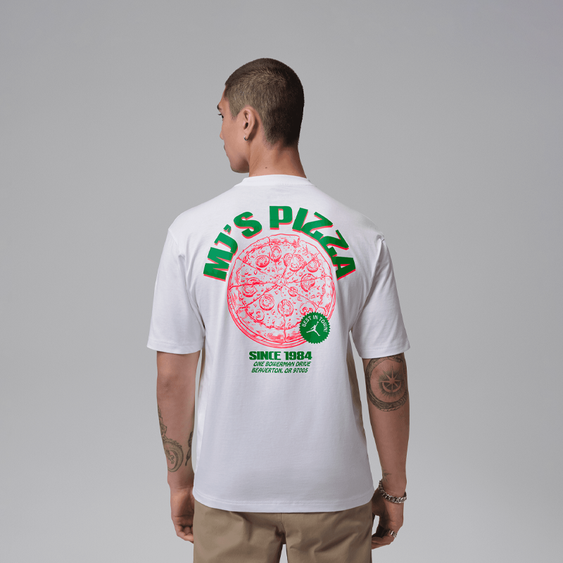JORDAN NC PIZZA GFX SS TOP