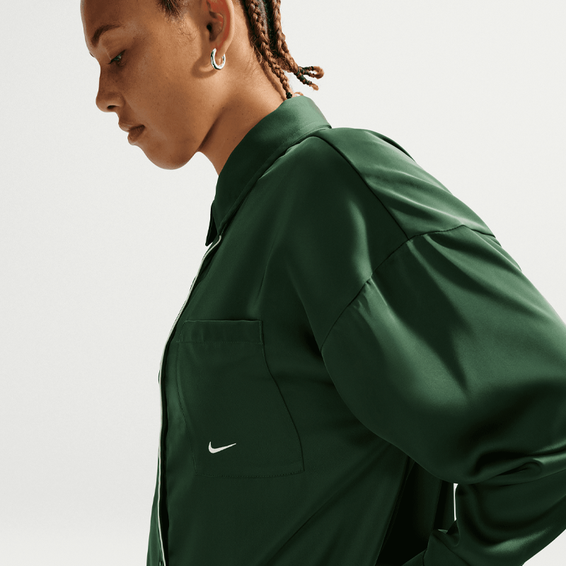 Nsw Oversized Satin Long sleeve Shirt (W)