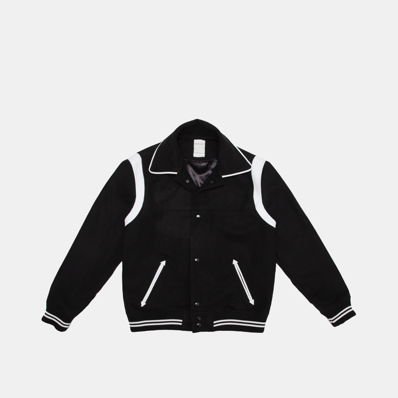 Lux Varsity Jacket Black