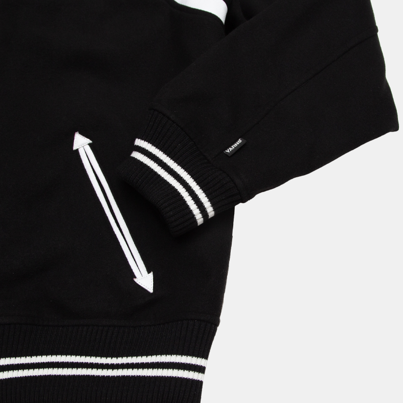 Lux Varsity Jacket Black