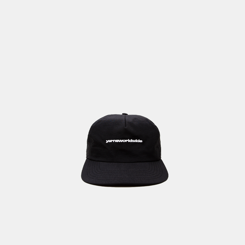 5 Panel Peak Cap Black