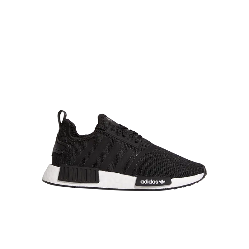 Nmd sales black writing